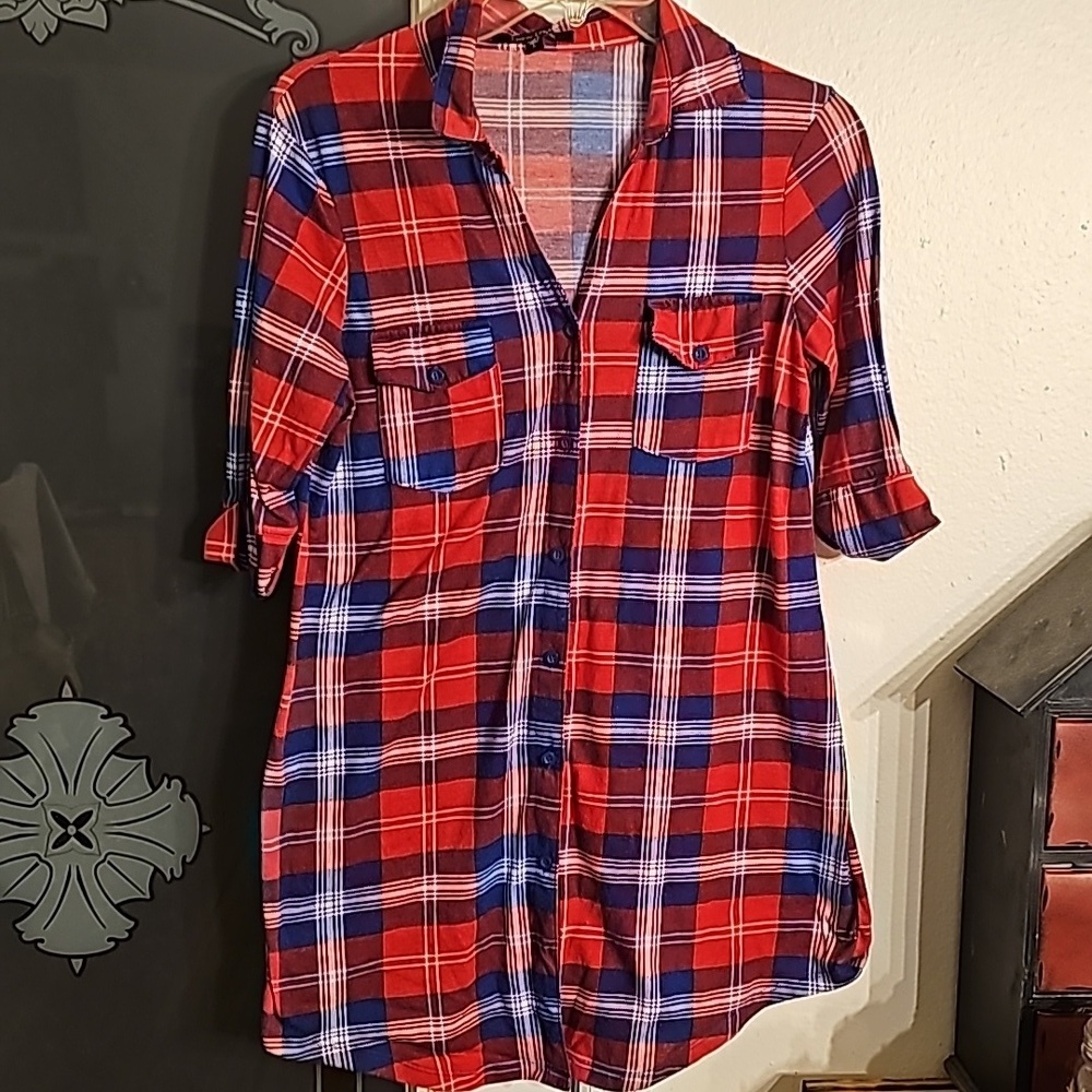Ladies New Look flannel top